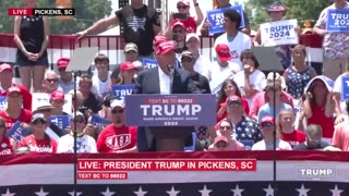 LIVE: President Trump in Pickens, SC