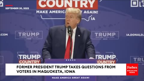 WATCH: Trump Takes Audience Questions About 'Wokeness,' Education, And Advice To Young Conservatives