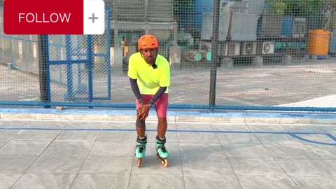 Learn skating in simple Steps in hindi Beginner India lesson 3 inline skating for begginers in hindi