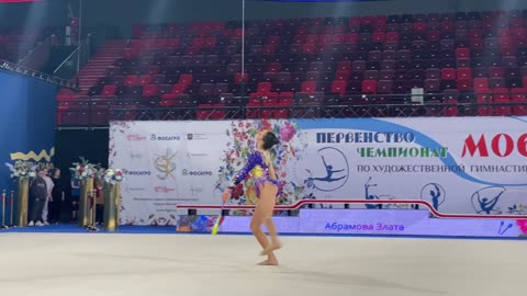 Zlata Abramova Clubs Junior Moscow Championship 2023