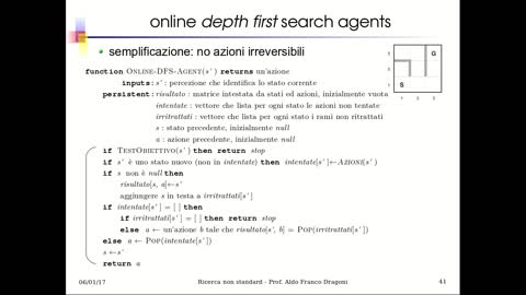 IA20.4 Ricerca nel mondo reale: Agente esploratore