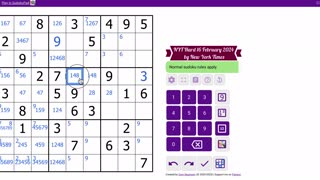 Sudoku 2024-02-16 hard
