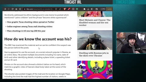 Tim Pool and crew react to BBC posting an article that makes it appear that he was the Texas gunman