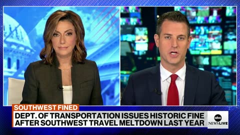 Southwest slammed with historic fine for travel meltdown