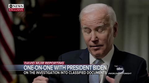 Bumbling Biden Babbles Bizarrely About His Classified Document Scandal, Admits It Goes Back 50 Years
