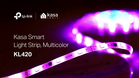 Kasa Smart LED Light Strip, 50 Color Zones RGBIC, 16.4ft Wi-Fi LED Strip Works w/ Alexa, Google Home