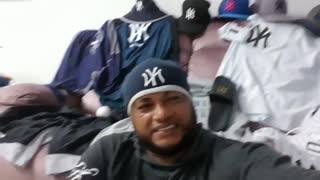 Víctor Periñán, fanático de los Yankees