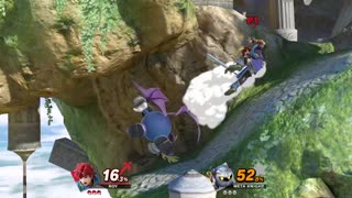 Roy vs Meta Knight on Temple (Super Smash Bros Ultimate)