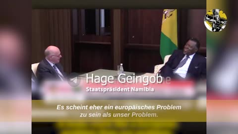 Norbert Lammert erhält Lektion in Sachen Souveränität vom namibischen Präsidenten Hage Geingob