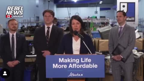 Alberta Premier Danielle Smith "we do not discriminate against people for any reason."
