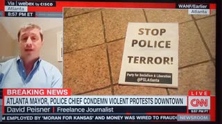 CNN says the word violent shouldn't be used to describe the rioting in Atlanta.