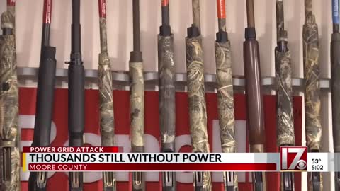‘I knew whatever it was, it wasn’t good’ Moore County gun store owner feels effect of power outage