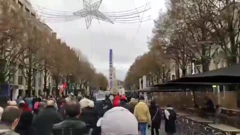 Reims, France: Vaccine passport protests Nov. 27, 2021