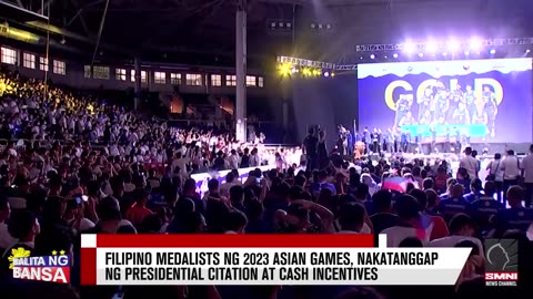 Filipino medalists’ ng 2023 Asian Games, nakatanggap ng Presidential Citation at cash incentives