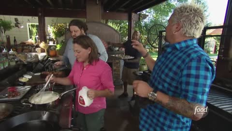 Guy Fieri's Turkey Meatballs with Fire-Roasted Green Chiles Guy's Ranch Kitchen Food Network