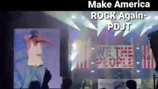 President Trump Intro To Kid Rock Concert In Ocala Florida 6-8-24