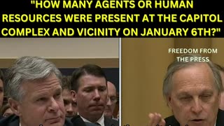 Chris Wray Refuses to Answer Questions....