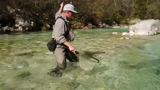 SLO-FLY.COM Fly Fishing Slovenia 2017 Keep'm above the water
