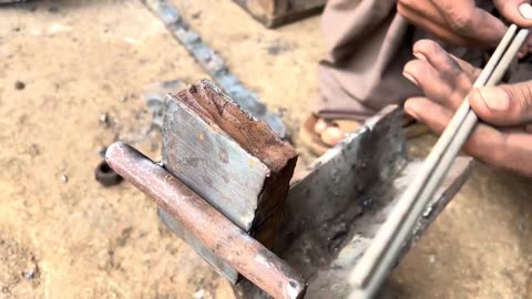 Pakistani welder's new trick of steel bar root stick welding #weldingwork