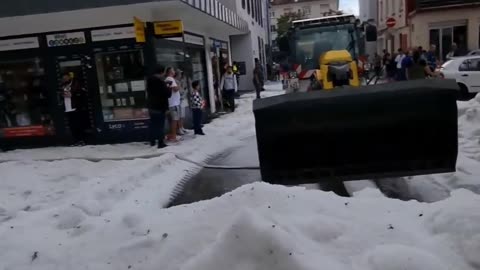 Hailstorm in Germany