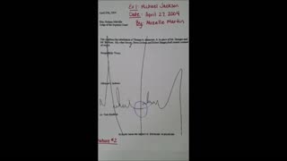 Handwriting Analysis: Michael Jackson