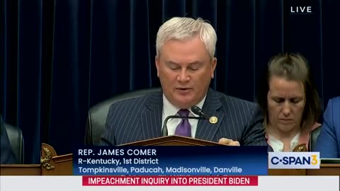 ☝️☢️🗣 - 🇺🇸Comer opens hearings in Biden's impeachment inquiry: