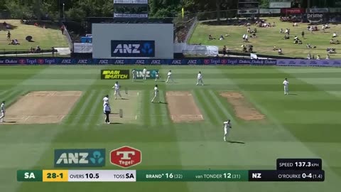 NZ vs SA 2nd Test 2024 -Day 1 Highlights
