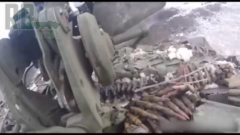 POV Russian soldiers storm the fortified area of the Armed Forces of Ukraine