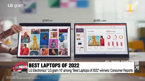 LG Electronics' 'LG gram 16' among 'Best Laptops of 2022' winners: Consumer Reports