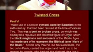 𝗕𝗥𝗢𝗞𝗘𝗡 𝗖𝗥𝗢𝗦𝗦 IS USED BY THE POPE AND OTHER SUCH RELIGIOUS FIGURES