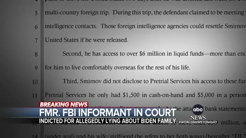 Embattled Hunter Biden FBI informant appears in court