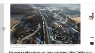 Palestine Ohio Norfolk Southern Railway Train Derailment