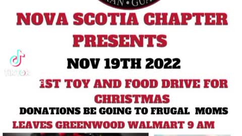 Toy food drive convoy