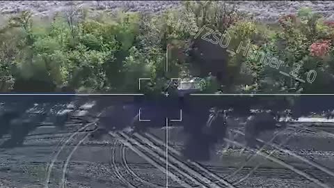 A Russian bomber destroyed a KrAZ with an FH-70 howitzer