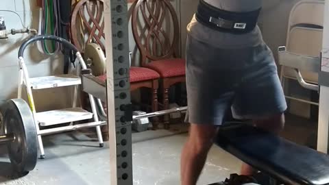 395 x 1 good bracing squat