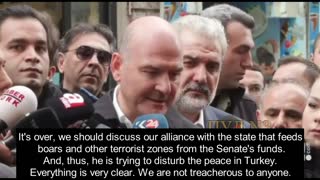 Turkish Interior Minister Süleyman Soylu about the terrorist attack in Istanbu