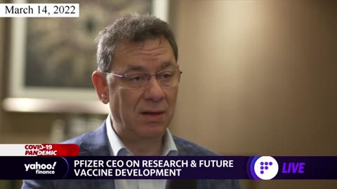 Pfizer CEO Yearly Vaccine in your future