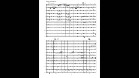 Juaquín Turina– Paseo noturno (Flute Nonet + 2 Bass Clarinets & Contrabass Clarinet)
