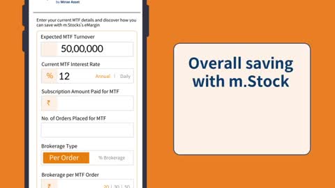 MTF Calculator - Margin Trading Facility by m.Stock