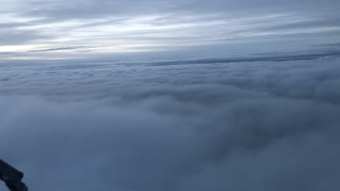 Descending through the cloud