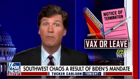 Tucker - Oct 11, 2021 Biden hates the unvaccinated, Over 1000 flights cancelled