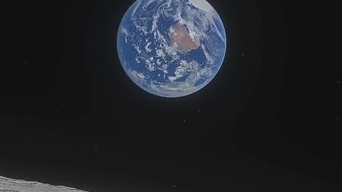 Earth from moon..oh my god