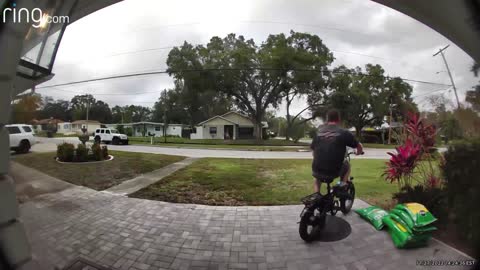 Porch Pirate Steals Amazon Packages (Caught On Ring Doorbell Camera)