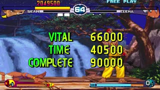 Street Fighter III: 2nd Impact: Sean vs Elena