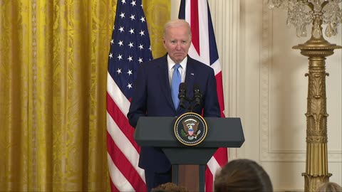 Biden holds a joint press conference with UK Prime Minister Rishi Sunak