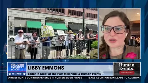 Libby Emmons Reports on Protestor Response to Moms for Liberty event in Philadelphia