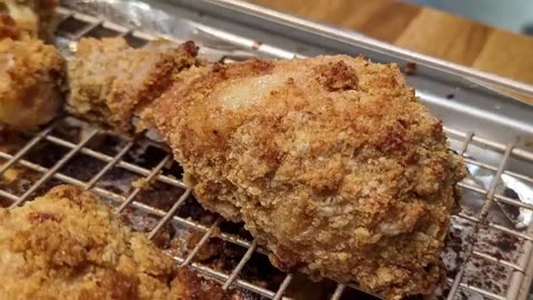 Crusty Chicken Legs - Oven Baked Chicken - Crunchy & Delicious - Simple Ingredient Cooking