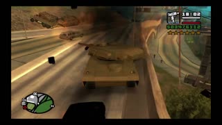 GTA San Andreas Tank Rampage