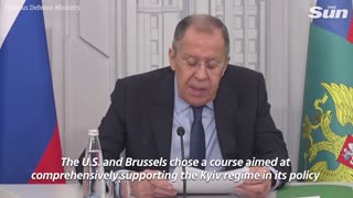 Russia's Lavrov claims "West missed a chance to avoid Ukraine conflict"