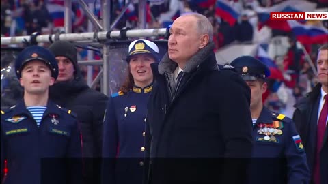 Речта на Путин на стадион "Лужники".